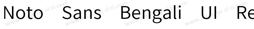 Noto Sans Bengali UI Regular字体转换